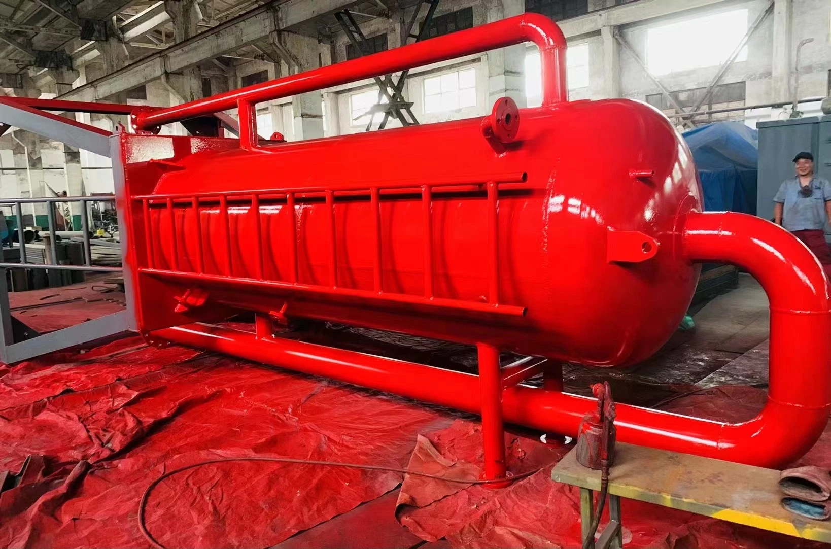 Dégazeur pour équipement de champ d'Oilfield centrifugeuse verticale de boue de gaz liquide Séparateur