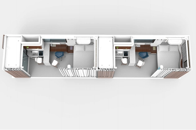 Económico instalación rápida Prefabricados Sandwich Panel de contenedor Casa / Prefab Contenedor de inicio para tienda