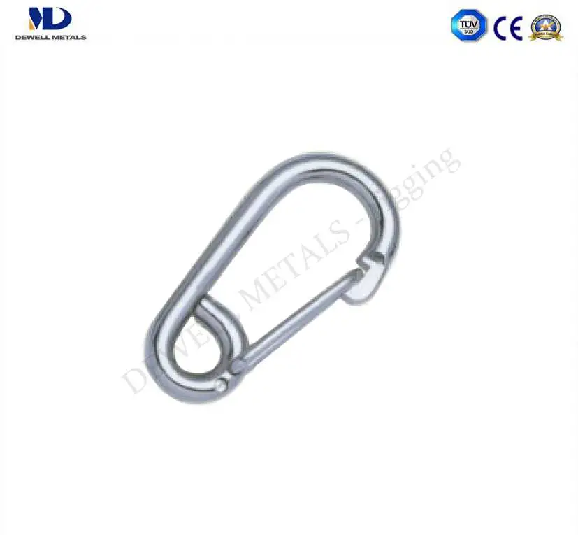 Polished Stainless Steel Spring Hook AISI316 or AISI304