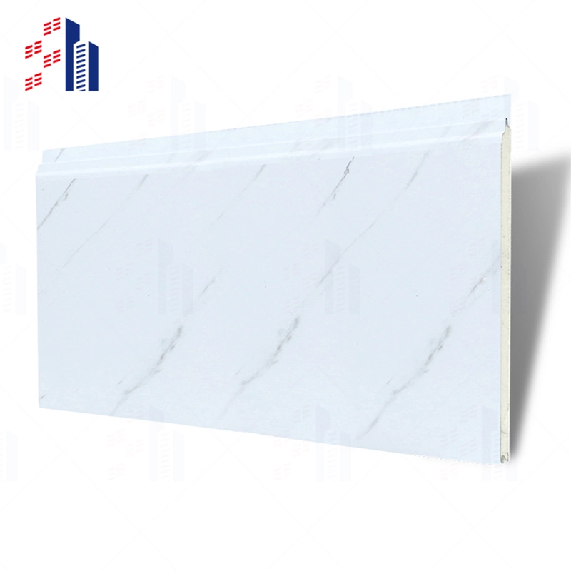 Marble Pattern Exterior Wall Decorative Material Prefabricated Polyurethane Insulation Sandwich Wall Panels