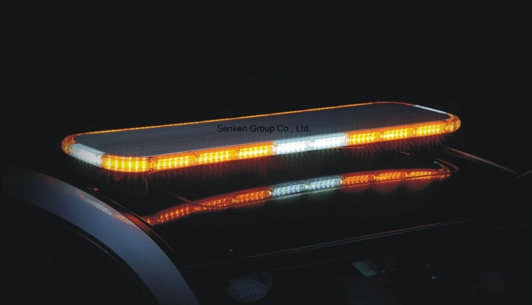 Senken Newest 110mm Ultra-Thin Bright Light LED Emergency Light Bar