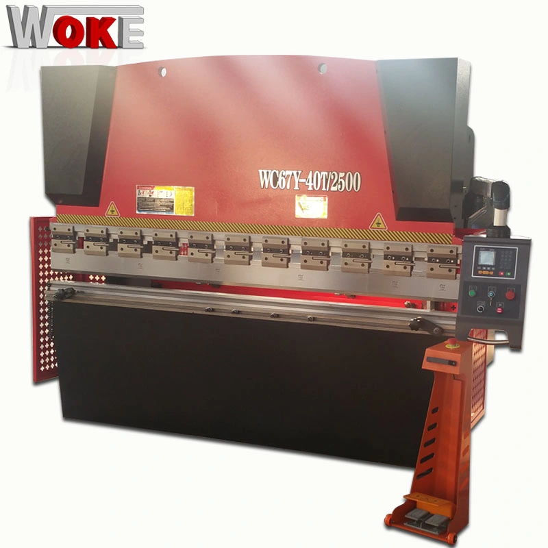 40 Ton 2500mm Hydraulic Nc Press Break, Steel Plate Brake Press, Wc67ky Hydraulic Bending Machine