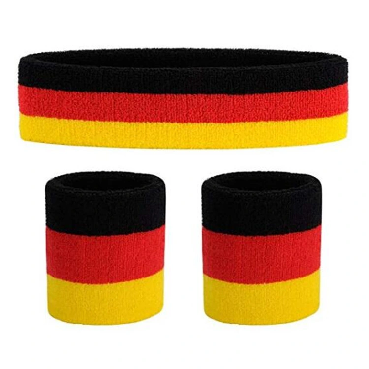 High quality/High cost performance  Custom Headband Wristband Set for Promotion