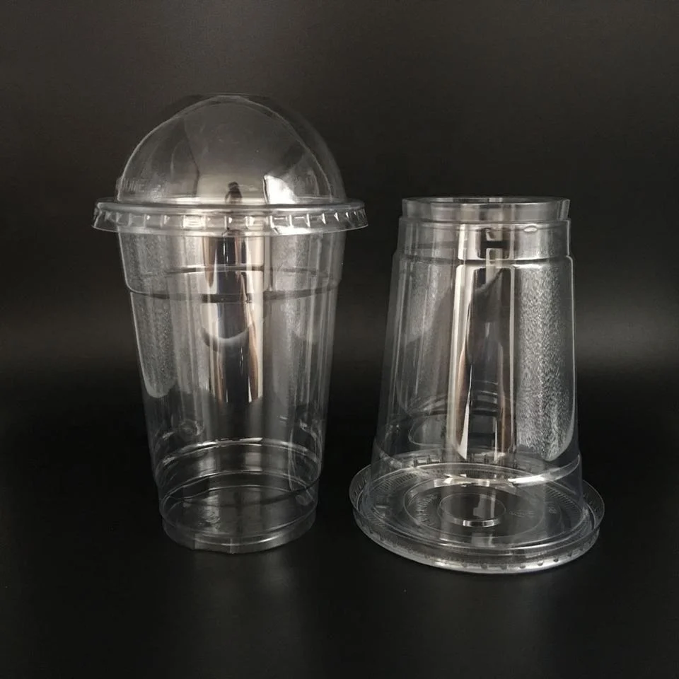 Clear Custom Logo Drinking Pet Plastic Cups