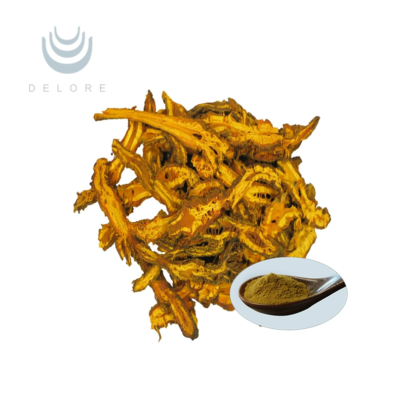 Natural Rhizoma Coptidis Root Extract Powder Berberine Hydrochloride 97% HPLC Anti-Inflammatory and Anti-Arrhythmia