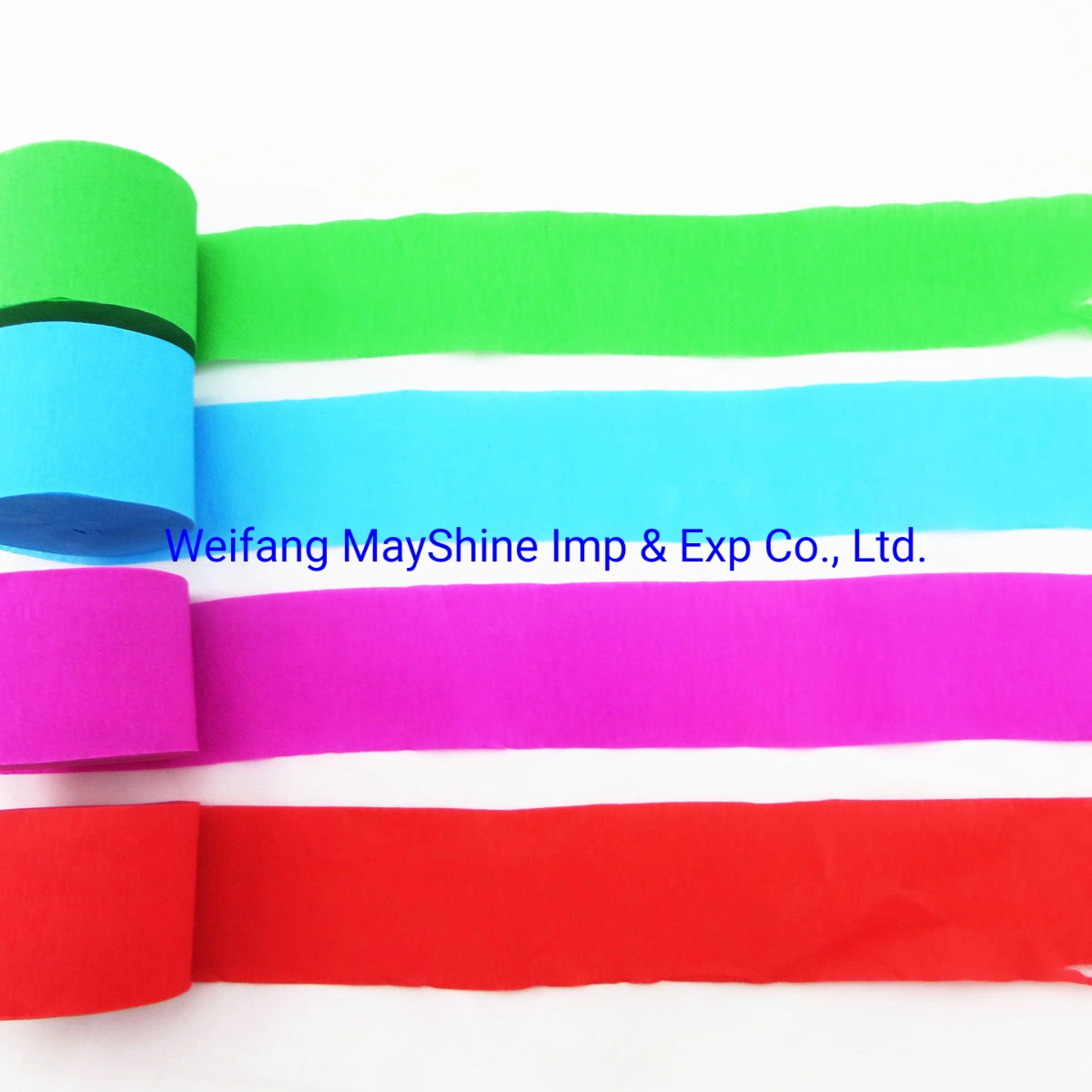 20*60 Inches Double Side Crepe Paper Streamer Thick Crepe Paper for Wrapping Paper