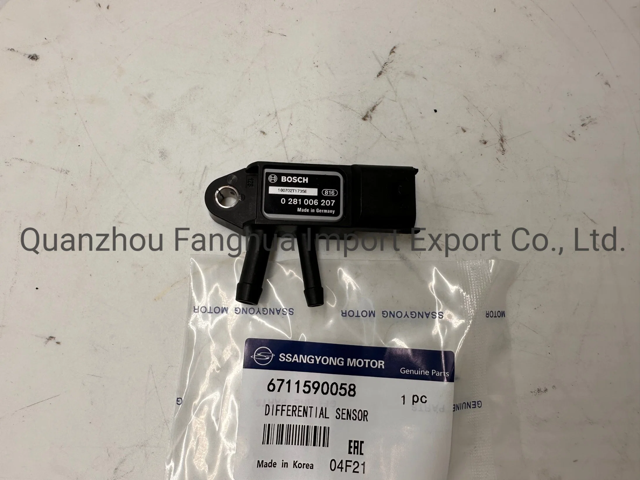 Sensor de presión de escape para el Ssangyong Actyon Sports II Korando 6711590058