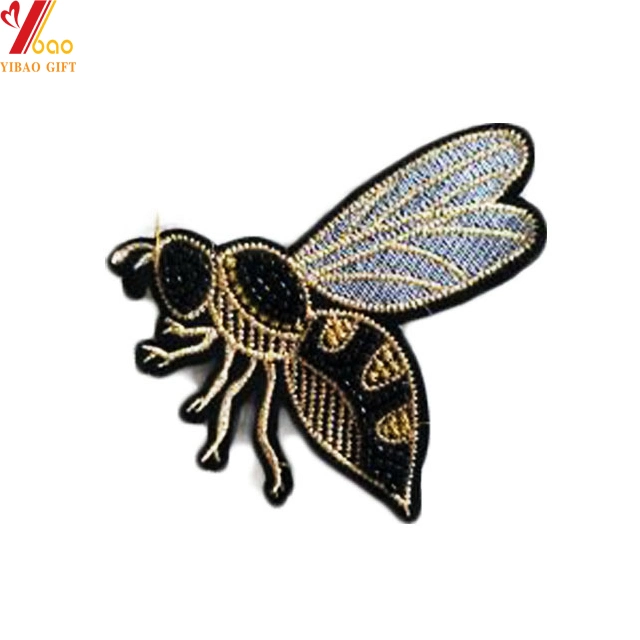 Custom Clothing Label Flower Embroidery Patch, Woven Badge (YB-HR-393)