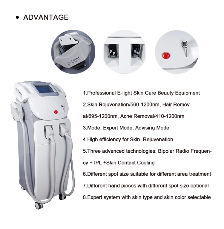 IPL Permanent Hair Removal Machine Haarentfernung E-Light Hautpflege