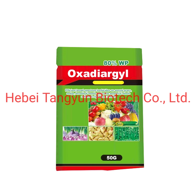 Productos químicos agrícolas oxadiargyl 80%WP herbicida