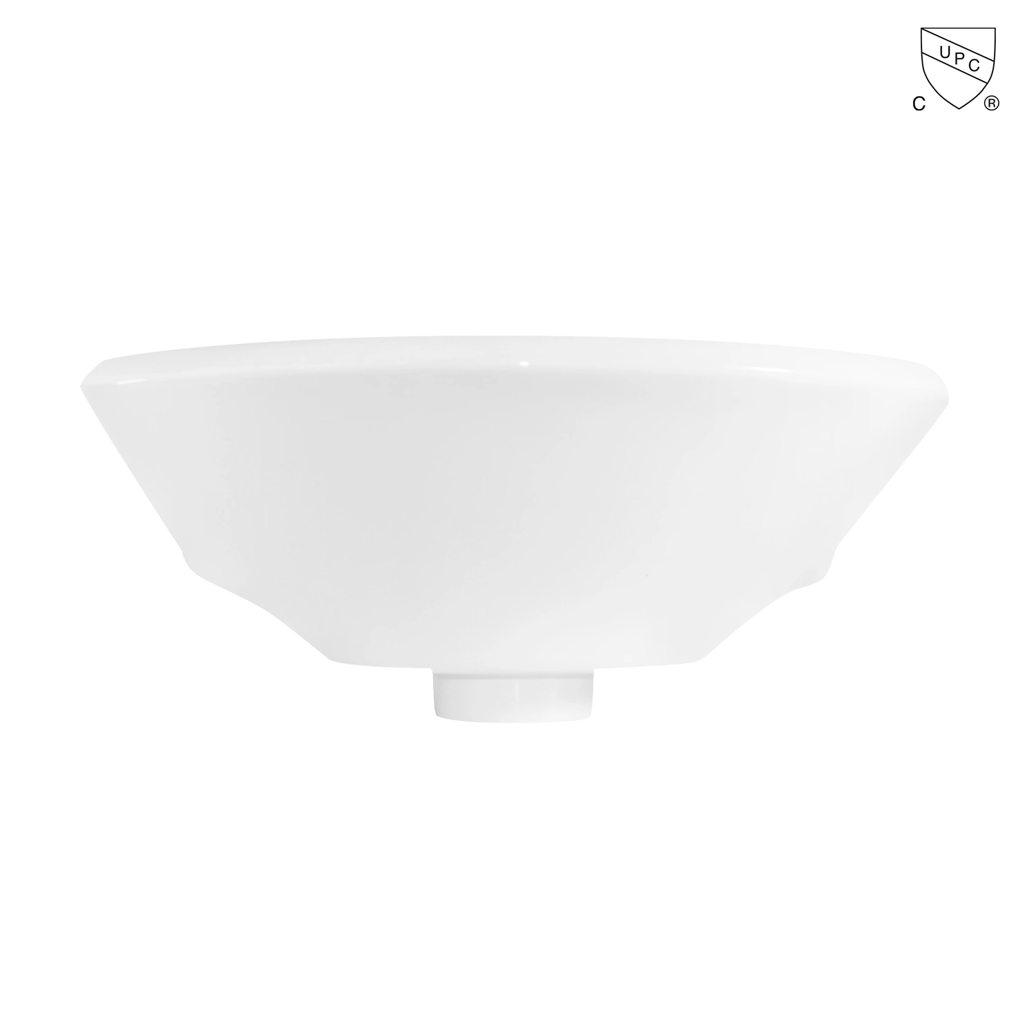 High quality/High cost performance Bathroom Ceramic White Oval Porcelain Vanity Bathroom Cabinet Wall-Mount Sink Cloakroom Wall-Hung Wash Basin with Pre-Drilled Overflow