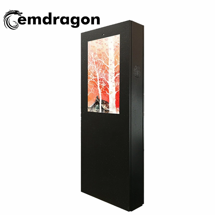 Digital Advertising 32 Inch Air-Cooled Vertical Screen Floor Outdoor Advertising Machine Hr Market Ad Player LED Multi Panel TV Wall LED Digital Signage