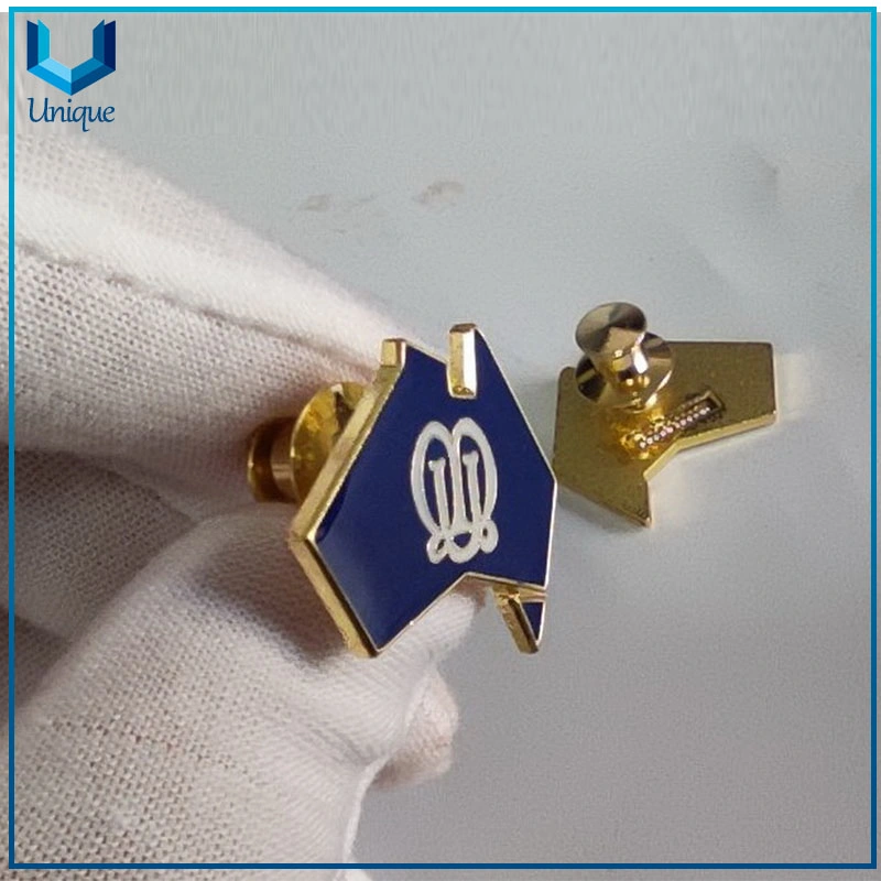 Custom Design Laple Pin, Gold Metal Brooch with Epoxy, Mother's Pin for Souvenir Promotional Gifts