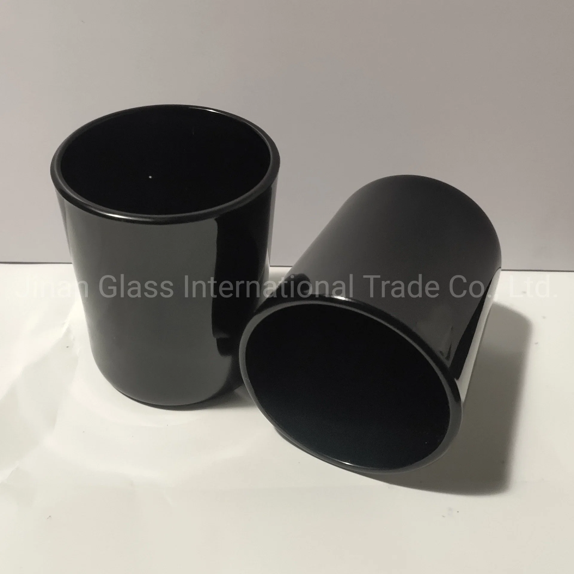 2021 Hot Sale Frosted Black Aromatherapy Ceramic Candle Cup