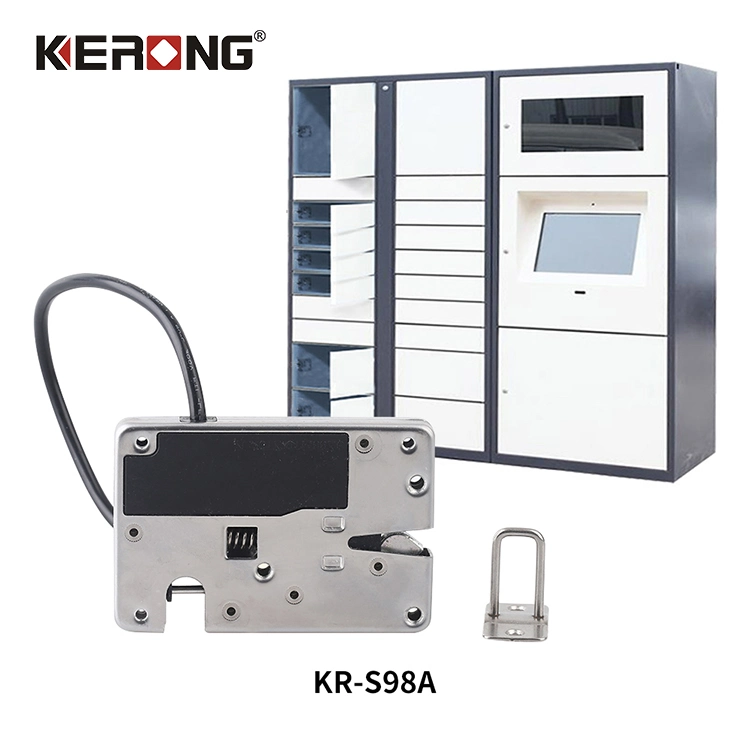 KERONG Hidden Motor Keyless Safety Cabinet Door Lock for Intelligent Electronic Express Cabinet