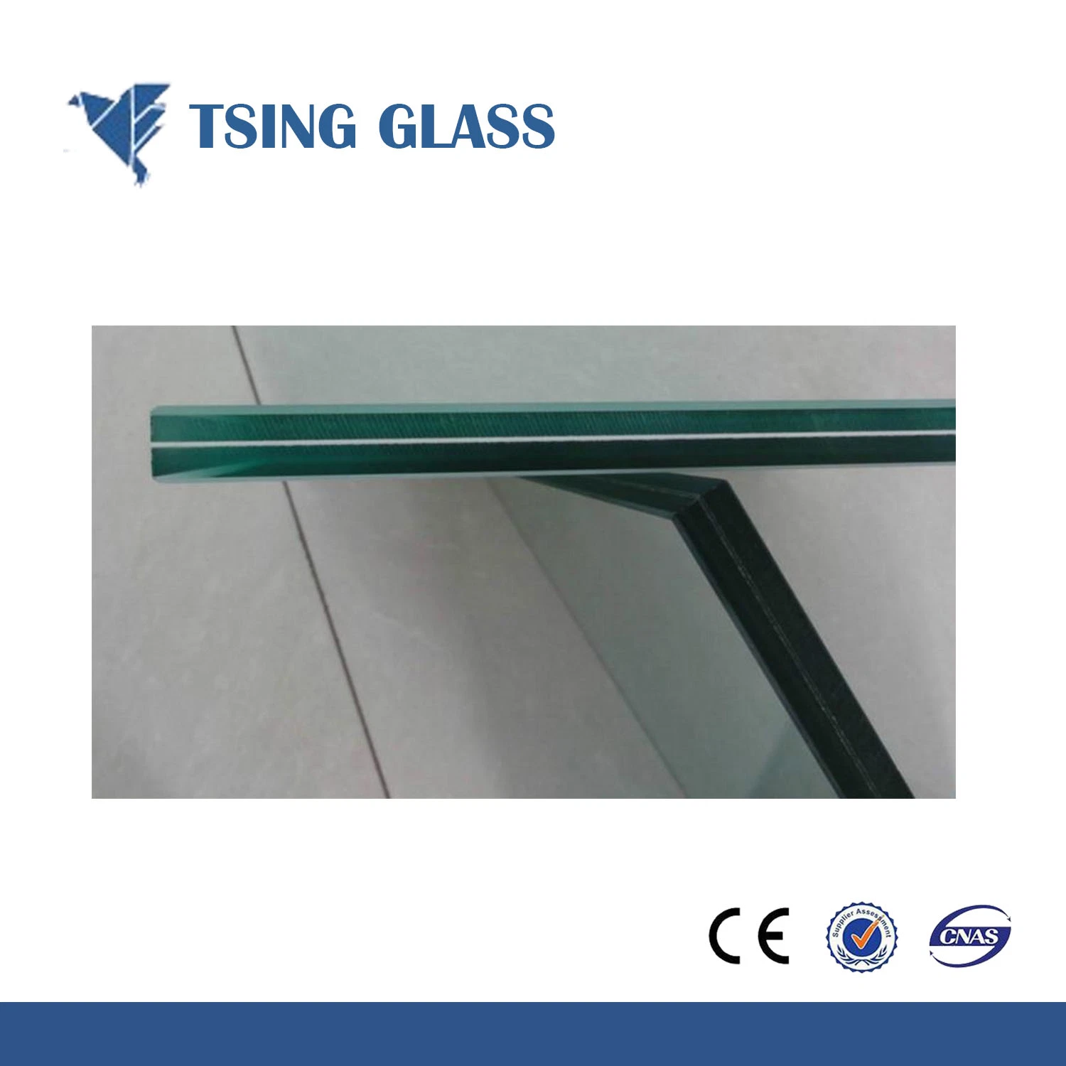 PVB Laminating Film Color Decorative Art Glass, Safety Product Laminated Float Window Building Toughened /Tempered Glass