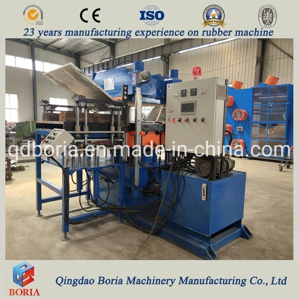 CE 4 Column Type Automatic Hydraulic Rubber Platen Vulcanizing Press with PLC