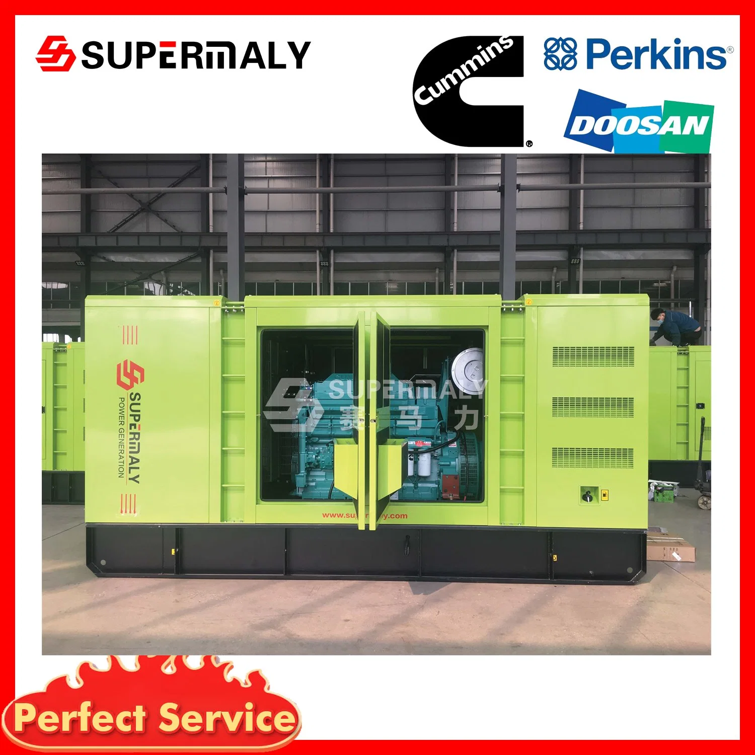 Super-Silent Diesel Generator Sets Suitable for School and Hospitals