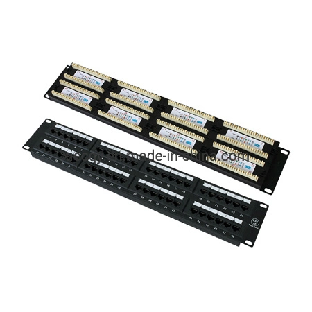 24 Port 48 Port RJ45 Cat. 5e Network Patch Panel