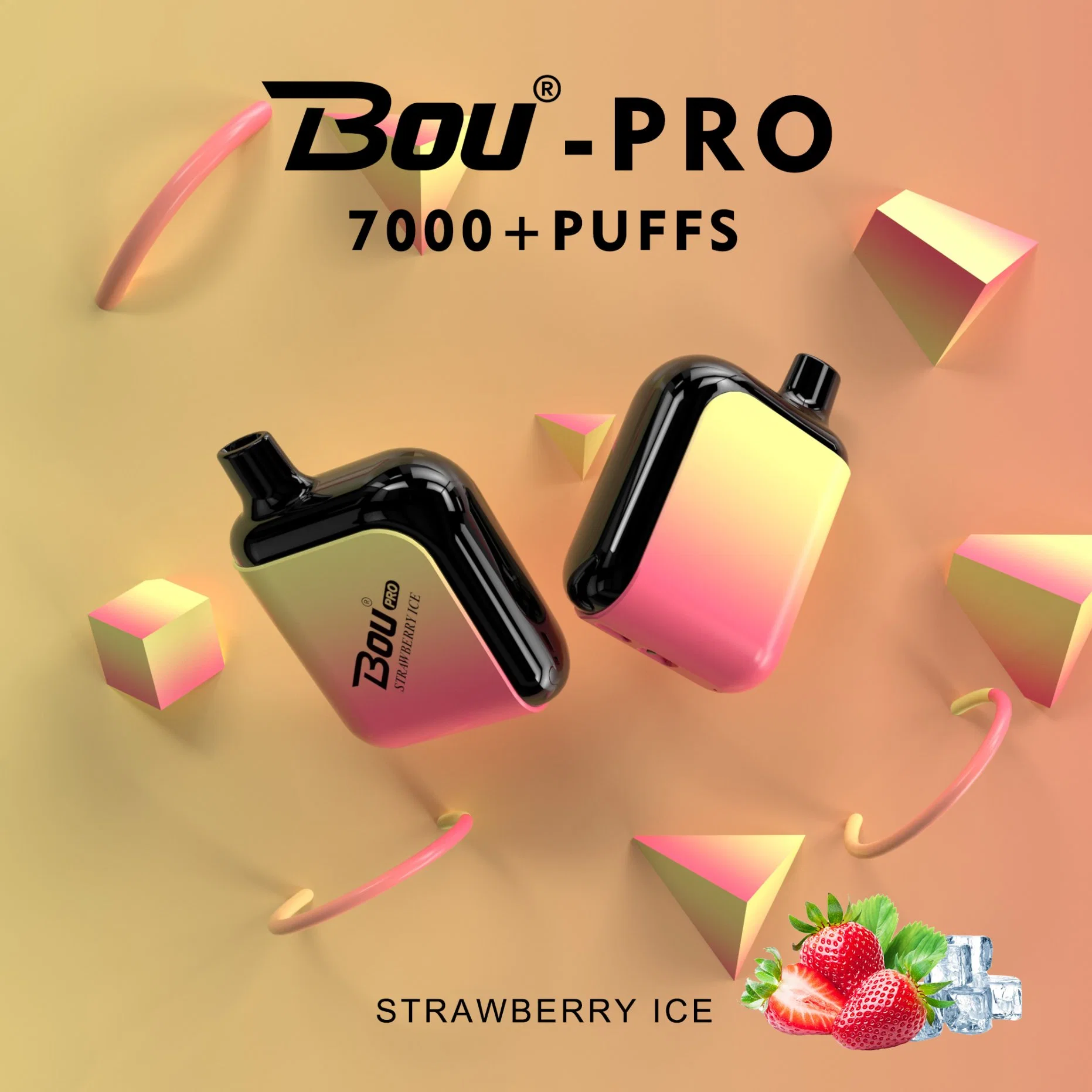 Bou PRO Pod الجهاز الأصلي الشركة المصنعة إسقاط الشحن ELF 7000 موزع جهاز التبخير بالجملة لبار البوق الذي يمكن التخلص منه