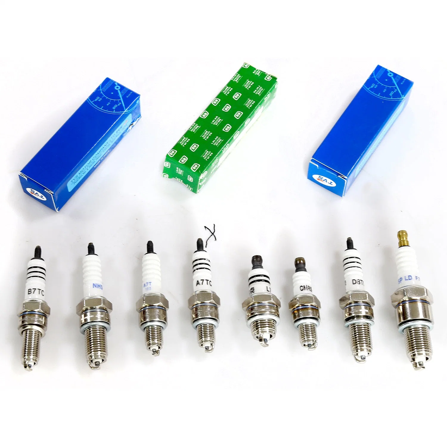 Cheap Wholesale/Supplier Factory Motorcycle Spare Parts Steel Spark Plug