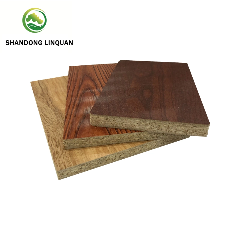 Hot Sale 1830*2500mm 16mm 18mm Wood Grain Melamine Particle Board for Chile Market