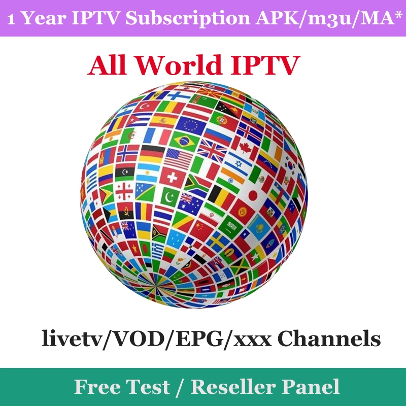 IPTV Subscription 12 Months Reseller Panel Boxes IPTV M3u Suscripcion Panel IPTV Test for Unit State Admin Panel Is Supported 24h Free Test Code