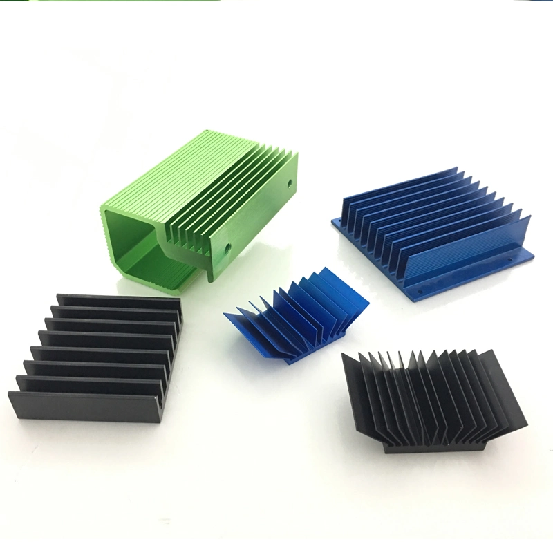 OEM Customized Anodizing Aluminum Extruded Heatsink Cold Forging Heat Sinks Die Casting Heatsinks Copper Radiator Factory