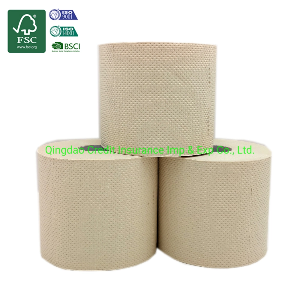 Popular Product 100% Pure Bamboo Pulp Unbleached Bamboo Toilet Paper Custom Packaging