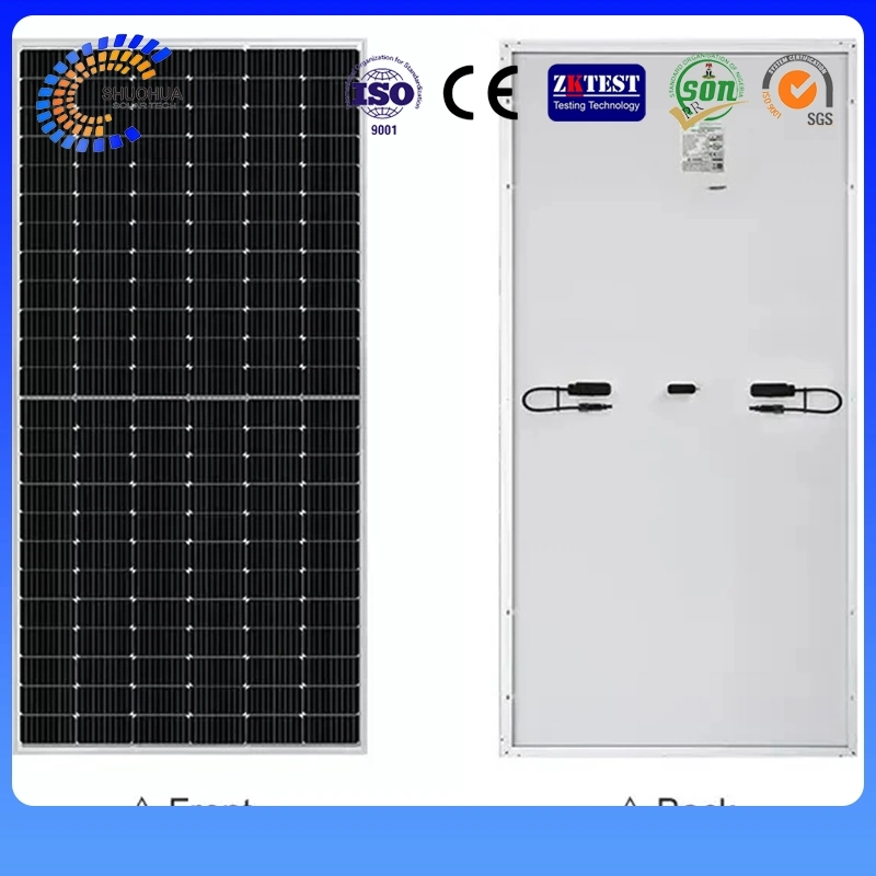 Erneuerbare Energie Stromerzeugung Solar Tragbares System Mono Halbzelle PARA Solar Panel PV Modul IP68 bewertet Wasserdicht 600W Solar Fenster