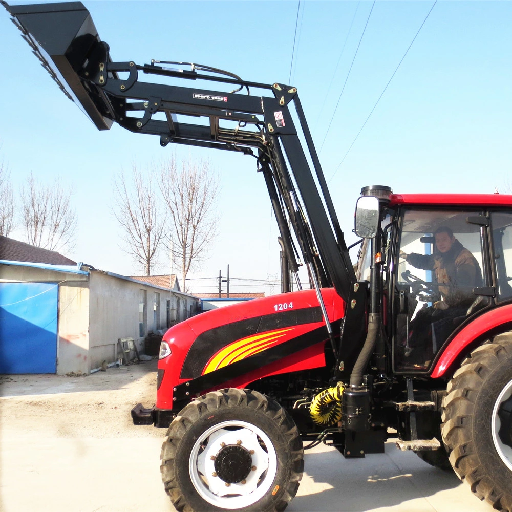 Farm Machinery Front End Loader with Used Farm Tractor Tires