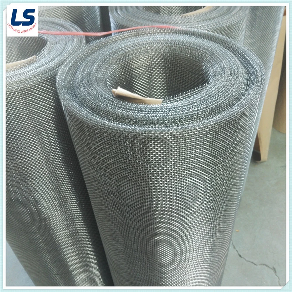 SUS316L 60 Mesh to 200 Mesh Plain Weave Corrosion Resistant Plain Weave Stainless Steel Wire Mesh