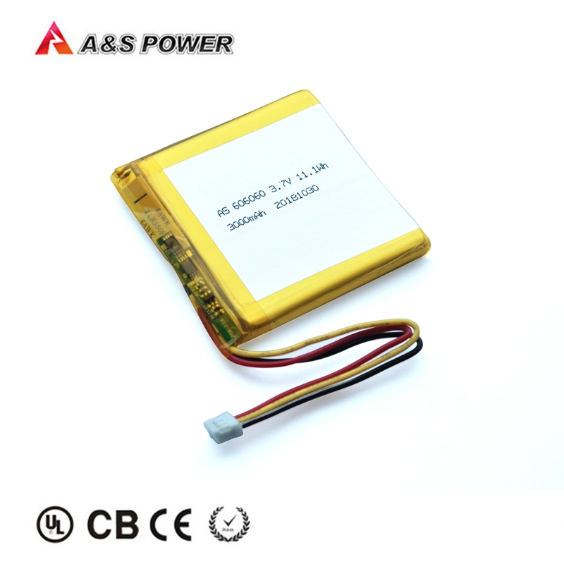 Rechargeable 3.7V 350mAh 652030 Li Polymer Battery Lipo Battery with UL for Bluetooth Speaker