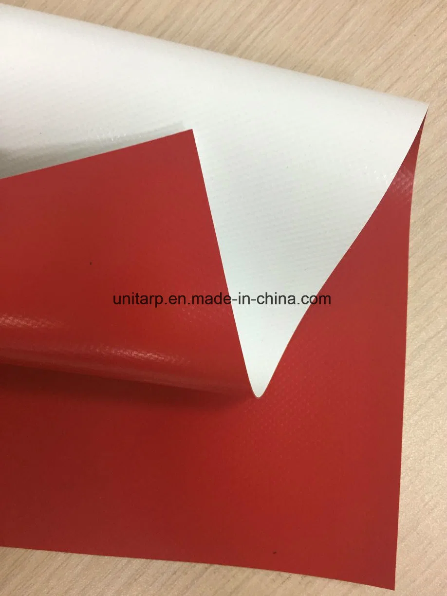 Red-White 2.5m Flame Retardant PVC Tent Material