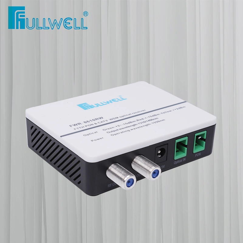 Fullwell FTTH Wdm CATV Fiber RF Transmitter and 433MHz Optic Receiver