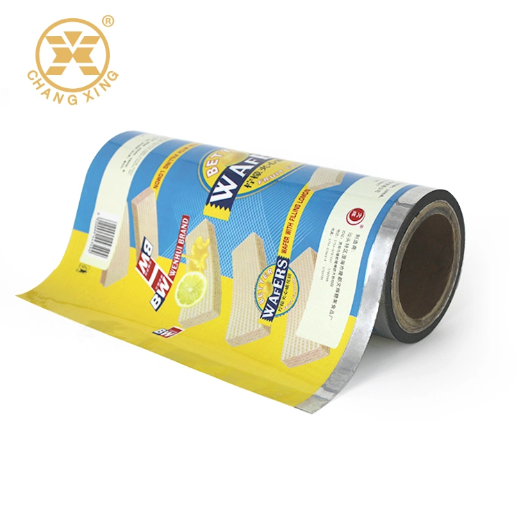 Hochwertige Produkte Kunststoff Lebensmittel Laminieren Flexible Verpackung Beutel Rolle Film