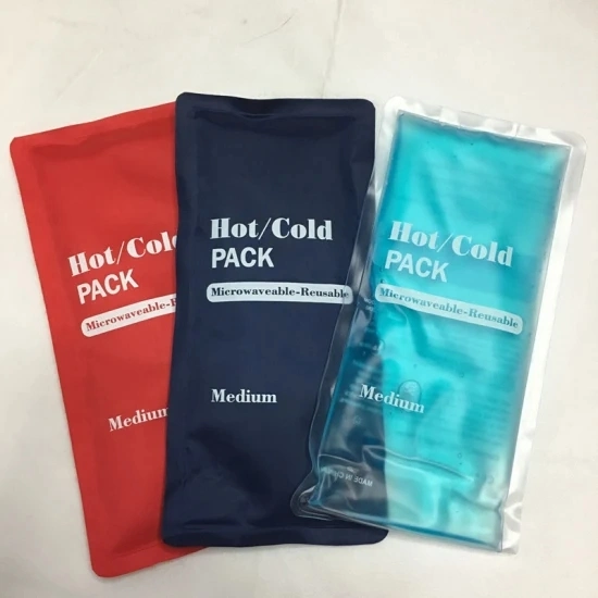 Small Medium Large Size Nylon Reusable Microwaveable Hot Cold Gel Pack