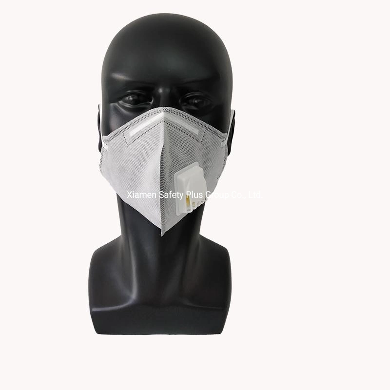 Adjustable Nose Clip Design KN95 Filter Rating Foldable Face Protective Respirator