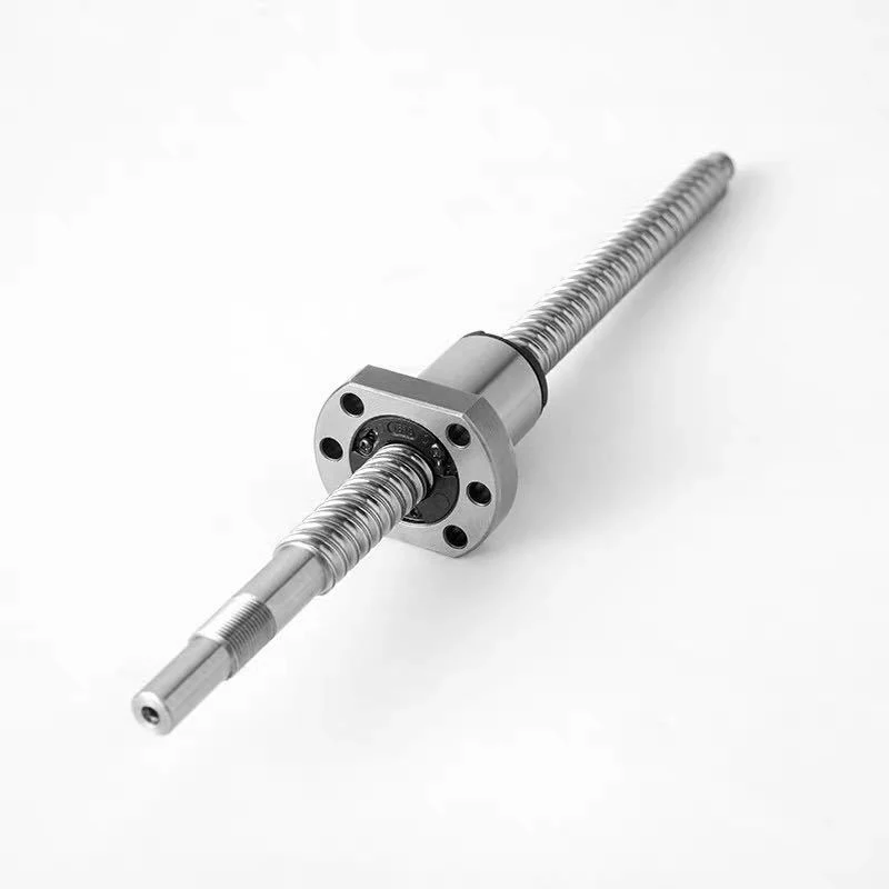 C7 Precision Rolled Thread Double Nut Ball Screw with Right Hand