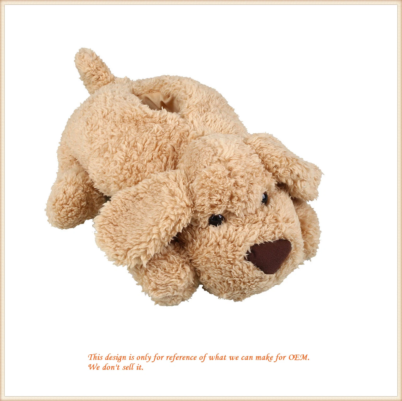 Adorable Perro Plush Juguete / almacenamiento papel papel Caja Soft Toys