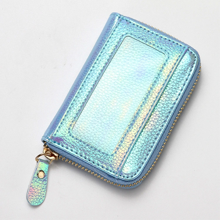 Shining PU Multi Function Card Holder