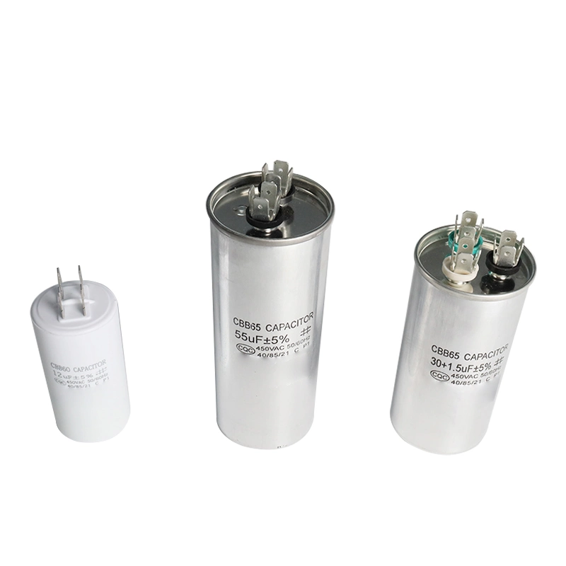 Dual Run Circular Start Capacitor AC Cbb65 Capacitor