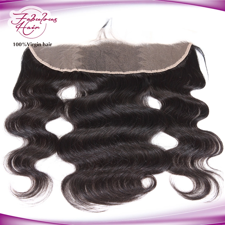 No emaranhado sem derramamento 13*4 Lace Corpo Frontal virgem da onda de cabelo humano