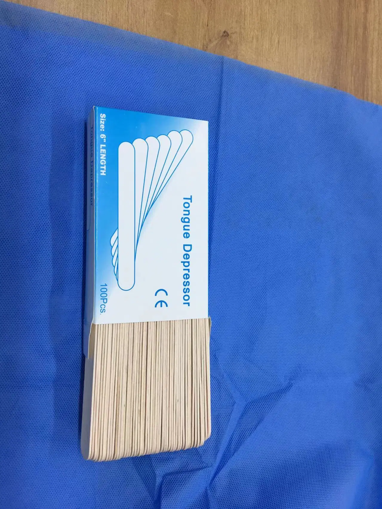 Adults and Children Sterilized Disposable Wooden Tongue Depressor