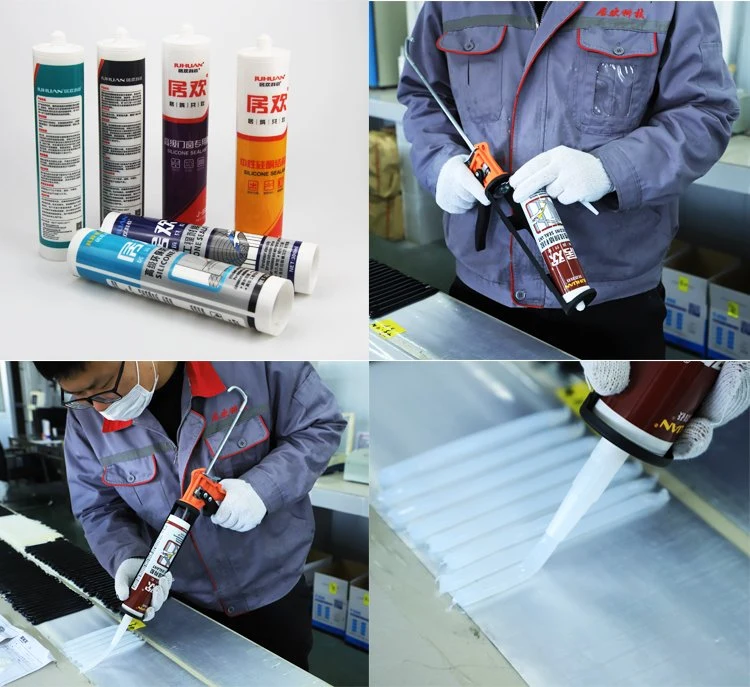 Acetic Transparent Silicone Sealant for Glass Window