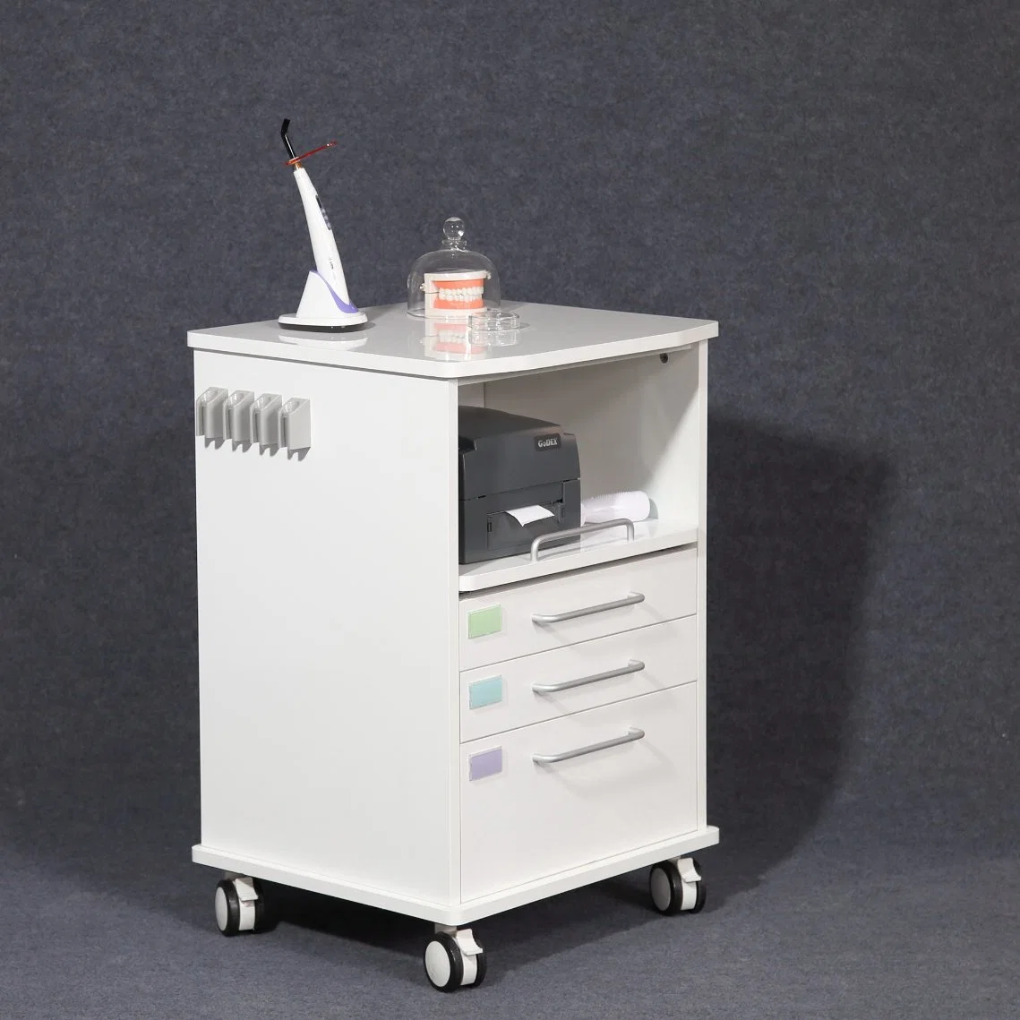 Luxury Clinic with Mobile Dental Cabinet High quality/High cost performance  Stainless Steel Mobile Dental Cabinet Furniture for Sale