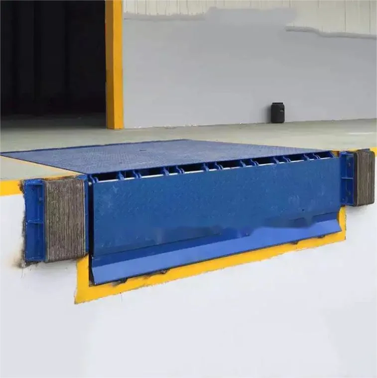 Mobile Container Swinging Lip Car Lift Platform Loading Dock Ramp Forklift Leveler Warehouse Equipment