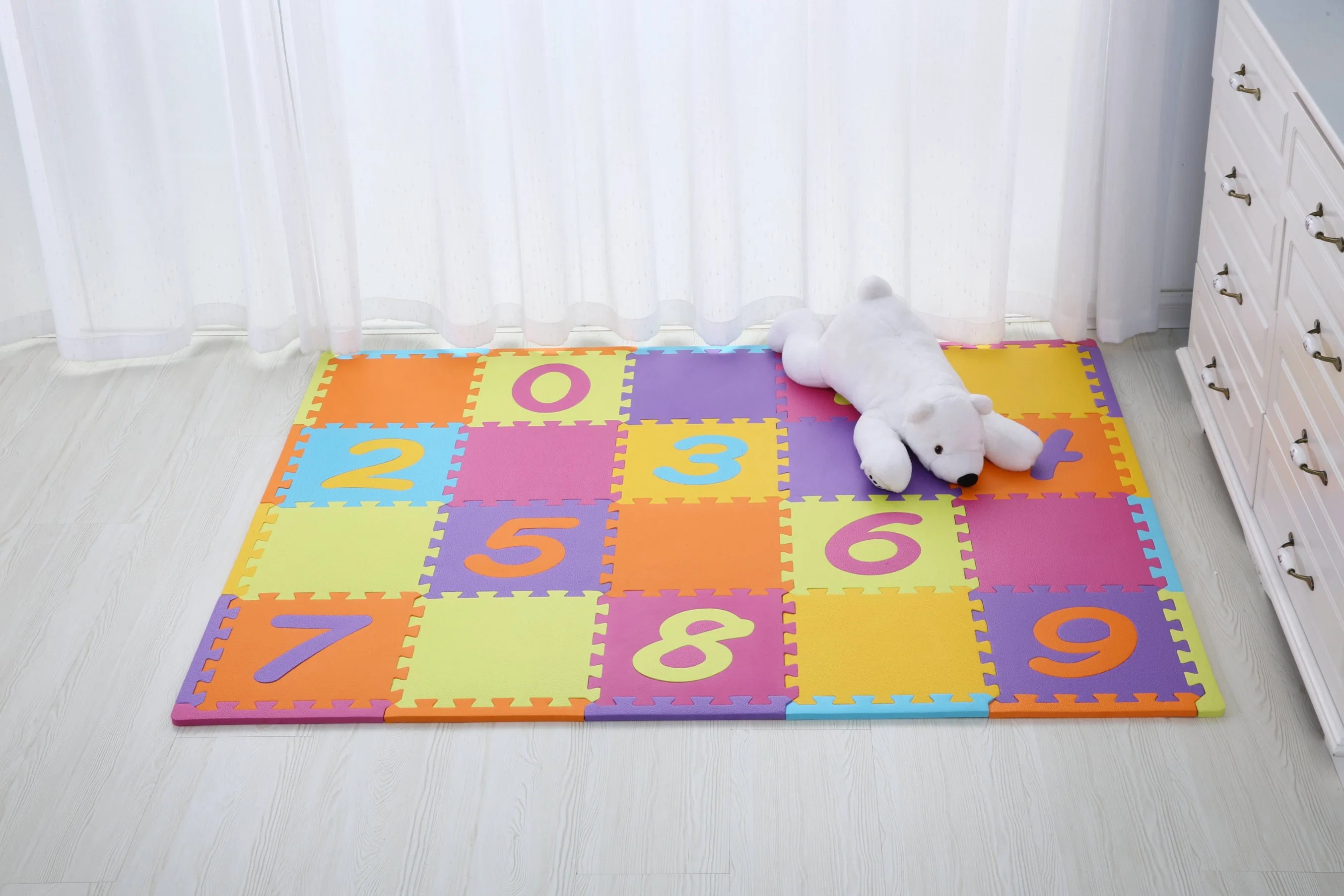 Jigsaw Puzzle Negotiable Flame Retardant Acrylic Sheet Baby Play Mat