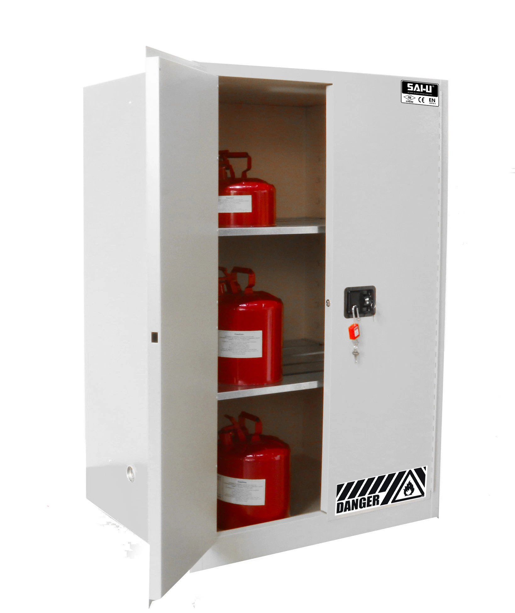 Sai-U 90 Gal Safety Cabinets for Hazardous Materials Laboratory and Hospital Stainless Steel Furniture Anti Fire Cabinet