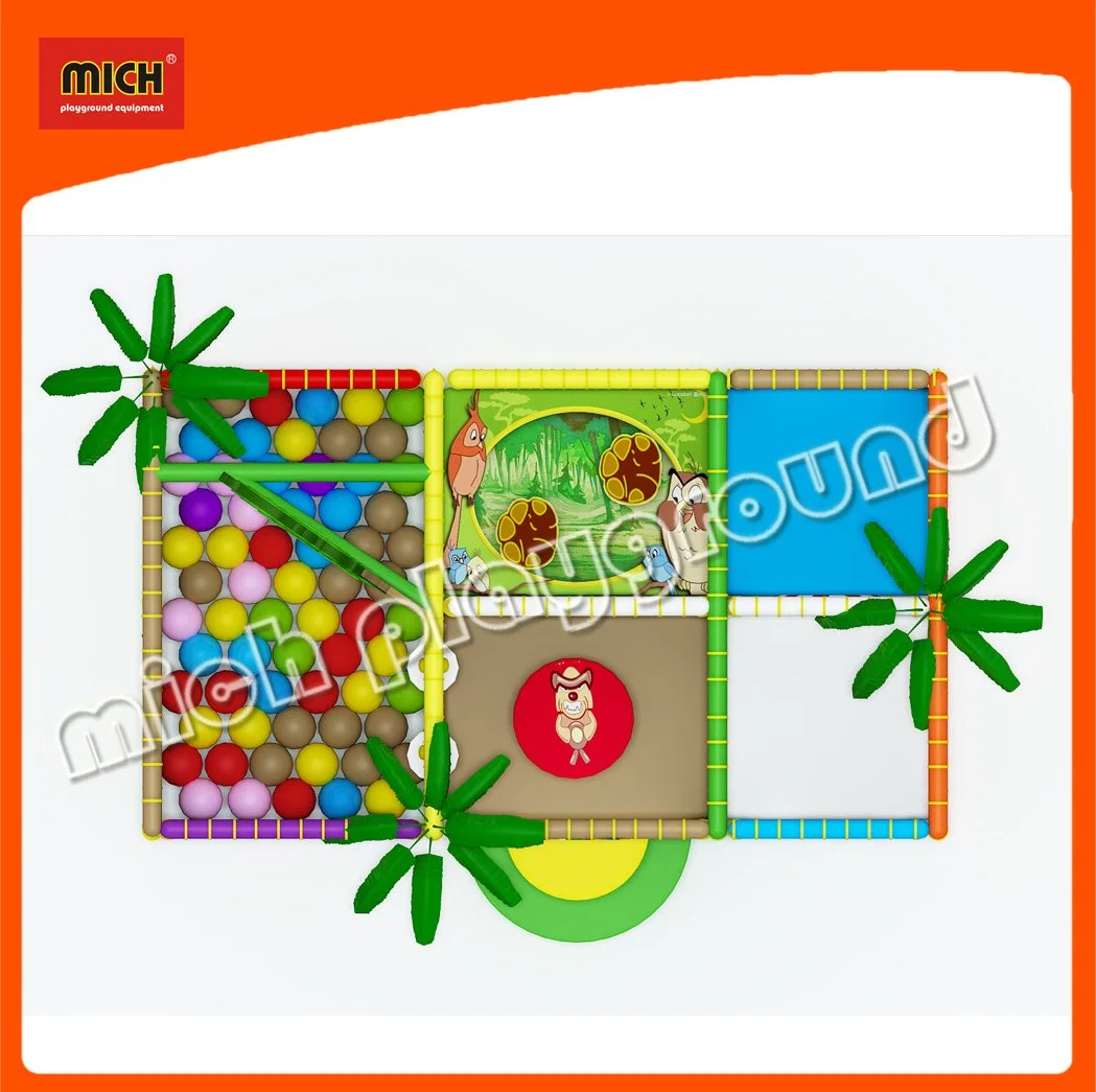 Forest Theme of Indoor Soft Playground Assembly Plastic Toys